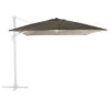 Parasol Déporté Eléa 4,2 X 3 M Hexagonal - Aluminium Et Toile Oléfine - Noisette -Biohors Boutique parasol deporte elea 42 x 3 m hexagonal aluminium et toile olefine noisette