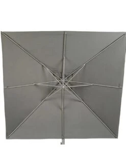 Parasol Déporté Janeiro Carré 2,5 X 2,5 M - Aluminium Et Toile Polyester - Gris Cendré -Biohors Boutique parasol deporte janeiro carre 25 x 25 m aluminium et toile polyester gris cendre 2