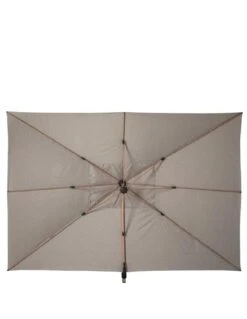 Parasol Déporté Soly 3 X 4 M Noisette - Mât Et Baleines Imprimés Effet Bois -Biohors Boutique parasol deporte soly 3 x 4 m noisette mat et baleines imprimes effet bois 1 2