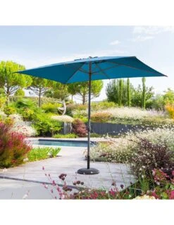 Parasol Droit Loompa Rectangulaire 2 X 3 M à Manivelle - Taupe -Biohors Boutique parasol droit loompa rectangulaire 2 x 3 m a manivelle 19