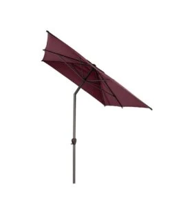 Parasol Droit Loompa Rectangulaire 2 X 3 M à Manivelle - Taupe -Biohors Boutique parasol droit loompa rectangulaire 2 x 3 m a manivelle 2