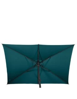Parasol Droit Loompa Rectangulaire 2 X 3 M à Manivelle - Bleu Canard -Biohors Boutique parasol droit loompa rectangulaire 2 x 3 m a manivelle bleu canard 4