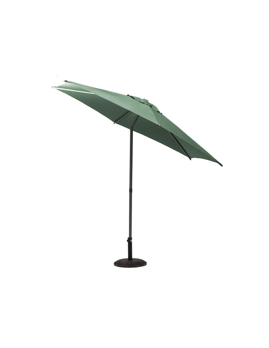 Parasol Droit Rond Soya Ø2.7m - Acier Et Polyester - Olive 4 Parasol Droit Rond Soya Ø2.7m - Acier Et Polyester - Olive – Image 2