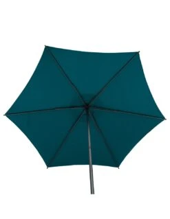 Parasol Droit Rond Soya Ø2.7m - Acier Et Polyester - Bleu Canard -Biohors Boutique parasol droit rond soya o27m acier et polyester bleu canard 4