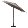 Parasol Droit Rond Soya Ø2.7m - Acier Et Polyester - Taupe -Biohors Boutique parasol droit rond soya o27m acier et polyester taupe