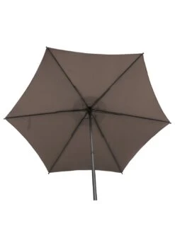 Parasol Droit Rond Soya Ø2.7m - Acier Et Polyester - Taupe 10 Parasol Droit Rond Soya Ø2.7m - Acier Et Polyester - Taupe -Biohors Boutique parasol droit rond soya o27m acier et polyester taupe 2