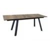 Table De Jardin Agra 150/200/250 Cm - Plateau à Lames HPL Fundermax - Graphite / Wood -Biohors Boutique table de jardin agra 150200250 cm plateau a lames hpl fundermax graphite wood