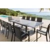 Table De Jardin Allure Extensible 10 Places - Aluminium Et HPL Effet Bois -Biohors Boutique table de jardin allure extensible 10 places aluminium et hpl effet bois