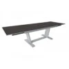 Table De Jardin AMBER Extensible L.180/230/280 Cm - Blanc Black Boréal -Biohors Boutique table de jardin amber extensible l180230280 cm blanc black boreal