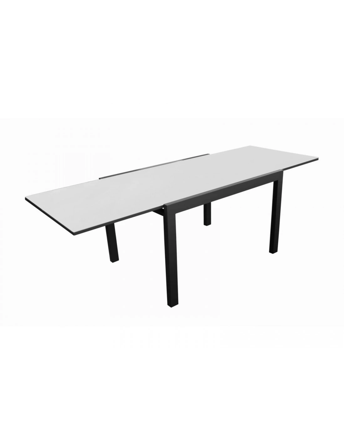 Table De Jardin Elise Extensible - 8 à 12 Places - Aluminium Et Verre - Graphite / Perle 3 Table De Jardin Elise Extensible - 8 à 12 Places - Aluminium Et Verre - Graphite / Perle