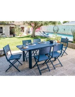 Table De Jardin Eos Extensible 130/180 Cm En Aluminium - Rouge 15 Table De Jardin Eos Extensible 130/180 Cm En Aluminium - Rouge -Biohors Boutique table de jardin eos extensible 130180 cm aluminium 1
