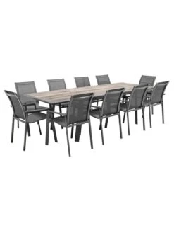 Table De Jardin Extensible Pavane 10 Personnes - Pécan -Biohors Boutique table de jardin extensible pavane 10 personnes pecan 3