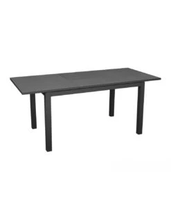 Table De Jardin GENES Extensible L.110/170 X H.70 Cm - Aluminium - Graphite -Biohors Boutique table de jardin genes extensible l110170 x h70 cm aluminium graphite 1