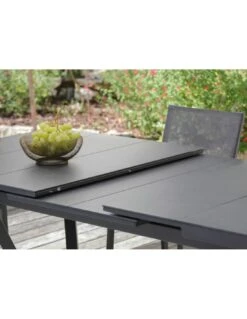 Table De Jardin VITA Extensible 180/240 X 100 Cm - Aluminium Et Céramique - Graphite / Gris 7 Table De Jardin VITA Extensible 180/240 X 100 Cm - Aluminium Et Céramique - Graphite / Gris -Biohors Boutique table de jardin vita extensible 180240 x 100 cm aluminium et ceramique graphite gris 1