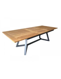 Table Extensible Agira 180/240x100 ALU/TECK - Graphite/Teck