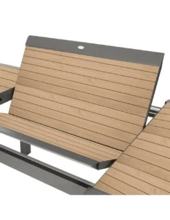 Table De Jardin Allure Extensible 10 Places - Aluminium Imprimé Effet Bois -Biohors Boutique table extensible allure 10 places aluminium imprime effet bois 1 6