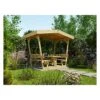 Tonnelle WEKA 662 Pour 8 Personnes En Bois Massif Traité -Biohors Boutique tonnelle weka 662 pour 8 personnes en bois massif