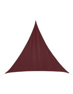 Voile D'ombrage Curacao Triangulaire 2 X 2 X 2 M - Polyester - Bordeaux -Biohors Boutique voile d ombrage curacao triangulaire 2 x 2 x 2 m polyester 1 15