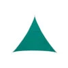 Voile D'ombrage Curacao Triangulaire 2 X 2 X 2 M - Polyester - Emeraude -Biohors Boutique voile d ombrage curacao triangulaire 2 x 2 x 2 m polyester emeraude