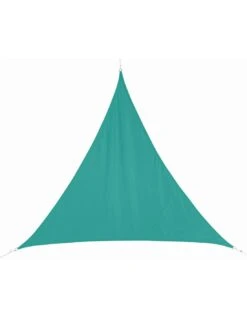 Voile D'ombrage Curacao Triangulaire 3 X 3 X 3 M - Polyester - Emeraude