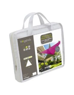 Voile D'ombrage Curacao Triangulaire 4 X 4 X 4 M - Blanc -Biohors Boutique voile d ombrage curacao triangulaire 4 x 4 x 4 m blanc 2